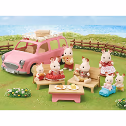 Sylvanian Families Le monospace rose et set de pique-nique - Vue supplémentaire 9
