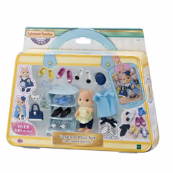 Sylvanian Families La valisette de mode et grande sœur chien caramel, 3 an(s), Garçon/Fille, 70 g, Multicolore