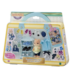 Sylvanian Families La valisette de mode et grande sœur chien caramel