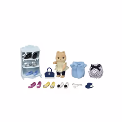 Sylvanian Families La valisette de mode et grande sœur chien caramel - Vue supplémentaire 4