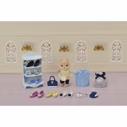 Sylvanian Families La valisette de mode et grande sœur chien caramel - Vue supplémentaire 5