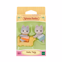 Sylvanian Families Les jumeaux husky, 3 an(s), Multicolore, Polyvinyl chloride (PVC)