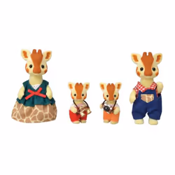 Sylvanian Families La famille Girafe, 3 an(s), Multicolore, Polyvinyl chloride (PVC)
