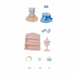 Sylvanian Families La fille chat persan et sa panoplie de princesse - Vue supplémentaire 5