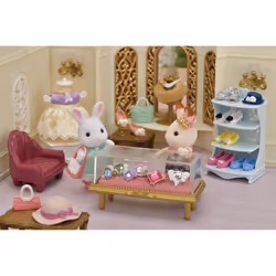 Sylvanian Families La valisette de mode et grande sœur lapin neige - Vue supplémentaire 6