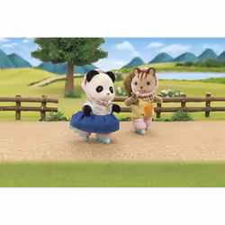 Sylvanian Families La fille panda, son vélo et sa remorque - Vue supplémentaire 5