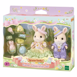 Sylvanian Families La chasse aux œufs des frères et sœurs Lapin Marguerite, 3 an(s), Multicolore