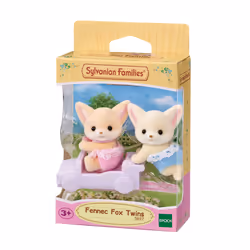 Sylvanian Families Les jumeaux Fennec, 3 an(s), Multicolore