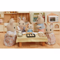 Sylvanian Families La famille Lapin Crème - Vue supplémentaire 4