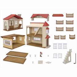 Sylvanian Families La grande maison éclairée et sa pièce secrète