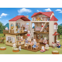 Sylvanian Families La grande maison éclairée et sa pièce secrète
