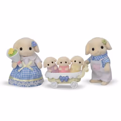 Sylvanian Families La famille Lapin Bélier