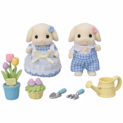 Sylvanian Families Le frère et la sœur Lapin Bélier