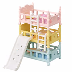 Sylvanian Families Les lits superposés, Construction, 3 an(s), Multicolore, Plastique