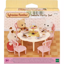 Sylvanian Families La table du goûter, Cuisine, 3 an(s), Multicolore, Plastique