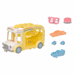 Sylvanian Families Le bus et sa cour de récréation