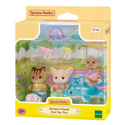 Sylvanian Families Le trio des bébés à la piscine