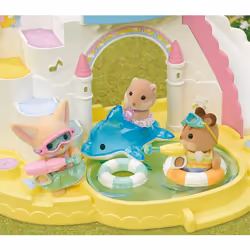Sylvanian Families Le trio des bébés à la piscine - Vue supplémentaire 5