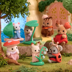 Sylvanian Families Sachets surprise Les bébés de la forêt Lot de figurines Multicolore dès 3 ans - Vue supplémentaire 11