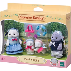 Sylvanian Families La famille Phoque, 3 an(s), 75 mm, 80 g, Multicolore