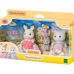 Sylvanian Families Les princesses en robes à fleurs, 3 an(s), Garçon/Fille, Multicolore
