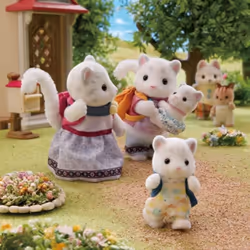 Mini-figurines - SYLVANIAN FAMILIES - La famille Panthère des neiges - Dès 3 ans