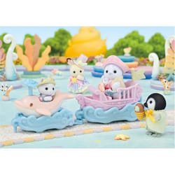 Mini-figurines - SYLVANIAN FAMILIES - Le petit train de la mer - Dès 3 ans