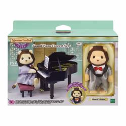 Sylvanian Families Le lion pianiste, 3 an(s), Multicolore, Acrylonitrile-Butadiène-Styrène (ABS), Polyvinyl chloride (PVC)