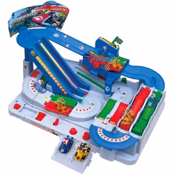 EPOCH Games Super Mario Mario Kart Racing Deluxe Expansion Pack Bowser & Toad, Voiture, Super Mario, 5 an(s), Multicolore