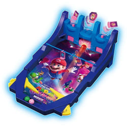 THE SUPER MARIO GALAXY MOVIE Battle Pinball Galaxy - EPOCH Games - 7629 - Jeu dambiance et daction avec figurines à collectionner.