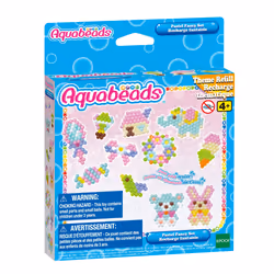 Aquabeads La recharge fantaisie pastel, 4 an(s), Plastique, Multicolore, 1 pièce(s)