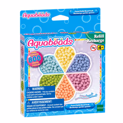 Aquabeads La recharge pastel, 4 an(s), Plastique, Multicolore, 1 pièce(s)