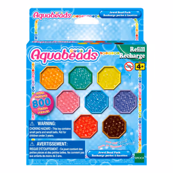 Aquabeads La recharge perles à facettes, 4 an(s), Plastique, Multicolore, 1 pièce(s)