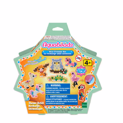 Aquabeads La recharge amis animaux, 1 pièce(s), 4 an(s), Garçon/Fille, Enfant, Polyvinyl chloride (PVC), Multicolore