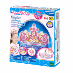Aquabeads Mon diadème de princesse, 1 pièce(s), 4 an(s), Garçon/Fille, Enfant, Plastique, Multicolore