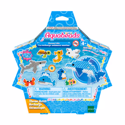 Aquabeads La recharge animaux marins, 4 an(s), Polyvinyl chloride (PVC), Multicolore, 1 pièce(s)