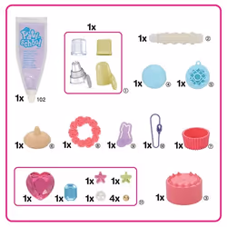 Pati-School Le kit de décoration violet - Vue supplémentaire 8