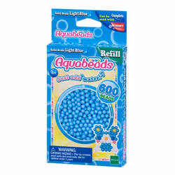 Aquabeads La recharge perles bleu clair, Ensemble de perles pour enfants, 4 an(s), Polyvinyl chloride (PVC), Multicolore, 1 p ...