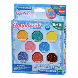 Aquabeads La recharge perles à facettes, 1 pièce(s), 4 an(s), Garçon/Fille, Enfant, Polyvinyl chloride (PVC), Multicolore