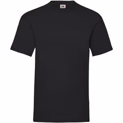 Fruit Of The Loom - T-shirt manches courtes - Homme (Noir)