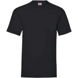 Fruit Of The Loom - T-shirt manches courtes - Homme (Noir)