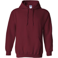 Gildan - Sweatshirt à capuche - Unisexe (Rouge grenat)
