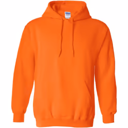 Gildan - Sweatshirt à capuche - Unisexe (Orange néon)