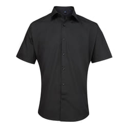 Premier - Chemise de travail à manches courtes - Homme (Noir)