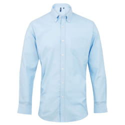 Premier - Chemise de travail à manches longues - Homme (Bleu clair)