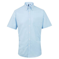 Premier - Chemise de travail à manches courtes - Homme (Bleu clair)