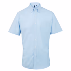Premier - Chemise de travail à manches courtes - Homme (Bleu clair)