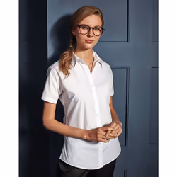 Premier - Chemiser à manches courtes - Femme (Blanc)
