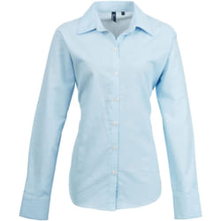Premier - Chemisier à manches longues - Femme (Bleu clair)