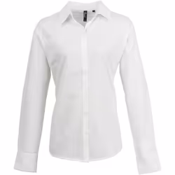 Premier - Chemisier à manches longues - Femme (Blanc)